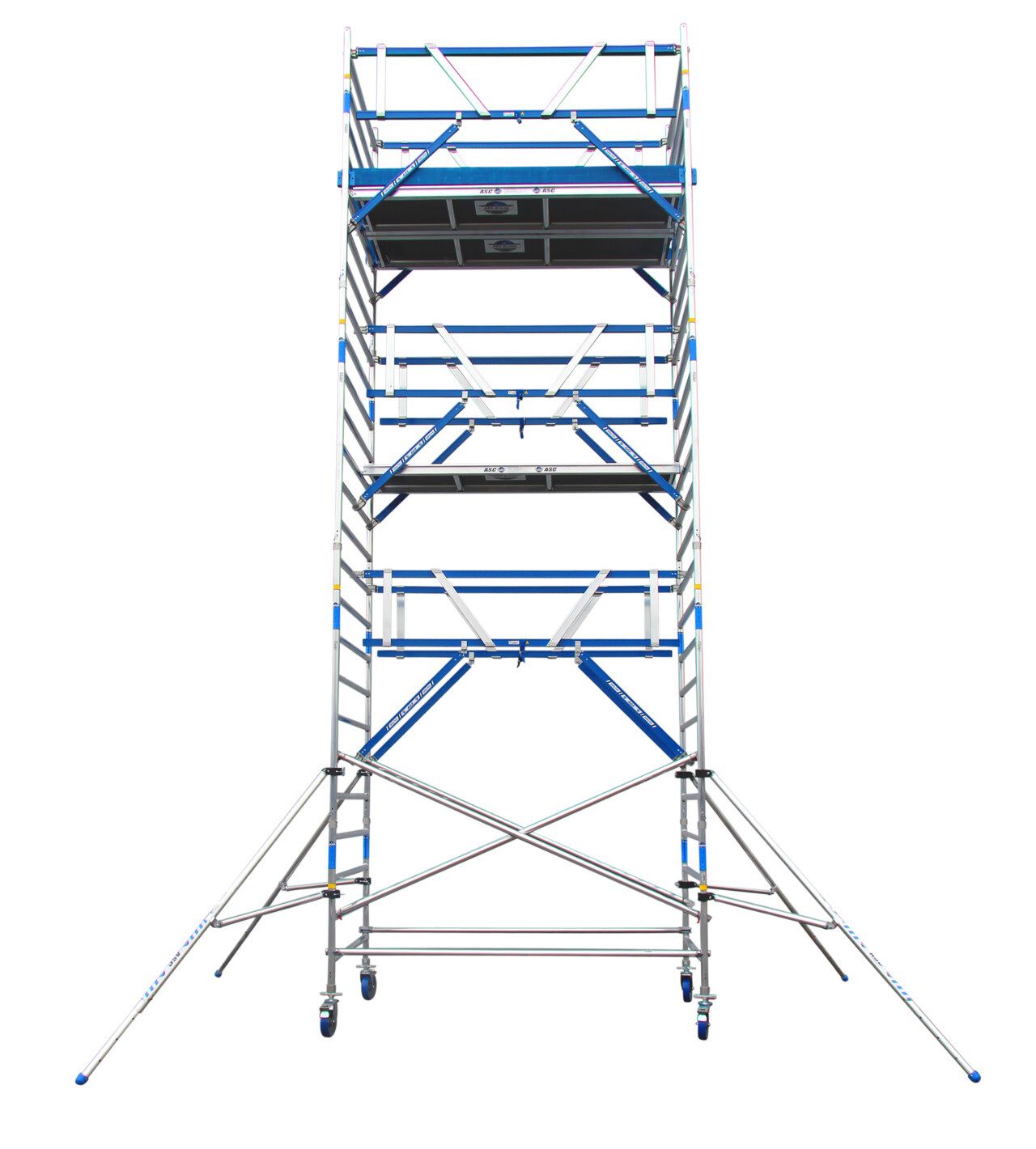 asc rolsteiger ags pro 135 x 250 cm platform 63 m vooraanzicht
