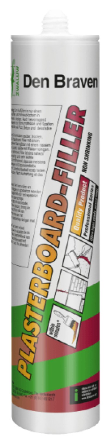 Den Braven Zwaluw Plasterboard-Filler 310ml Wit