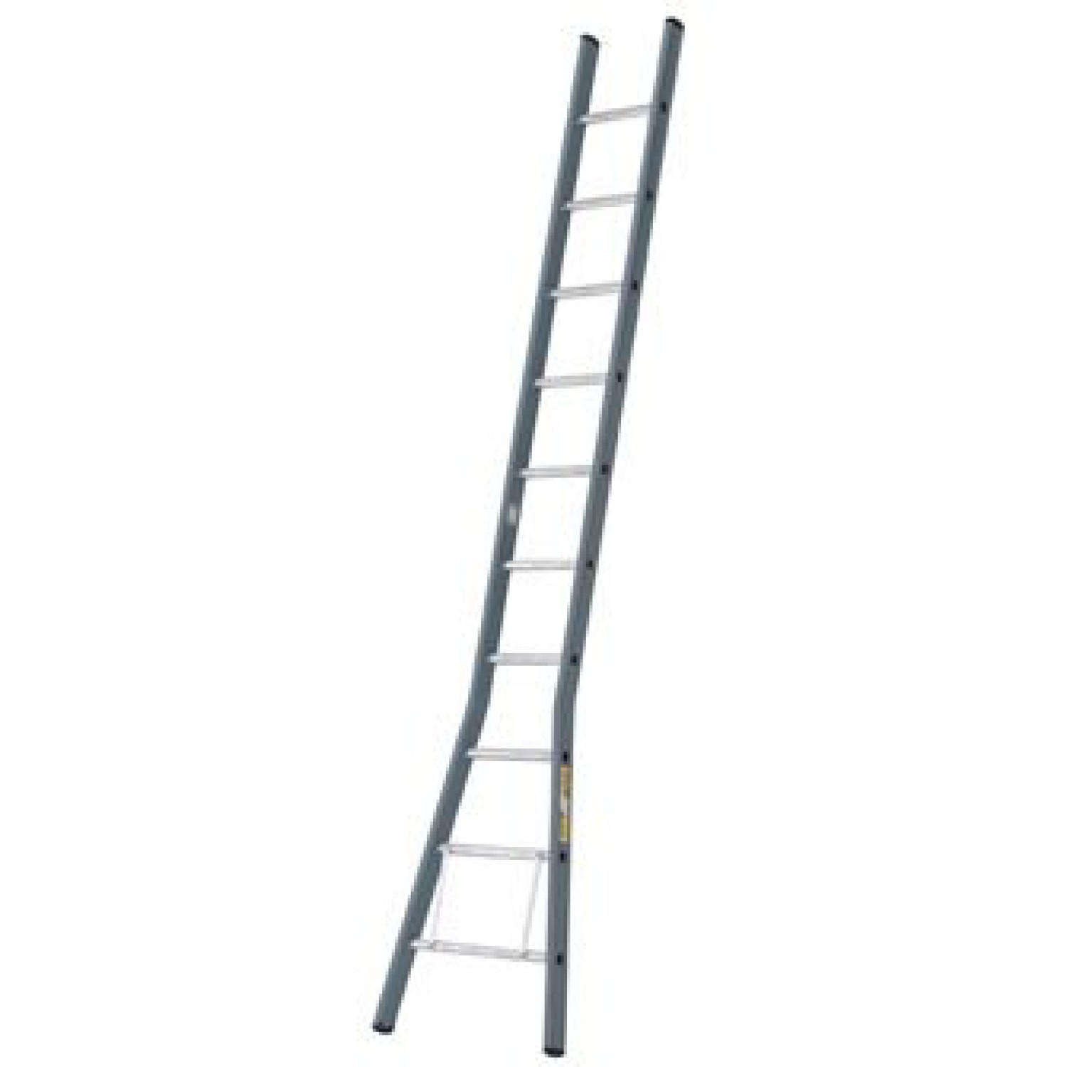 Dirks Enkele uitgebogen ladder, lengte 245 cm tot en met 610 cm Dirks Enkele uitgebogen ladder, lengte 245 cm tot en met 610 cm