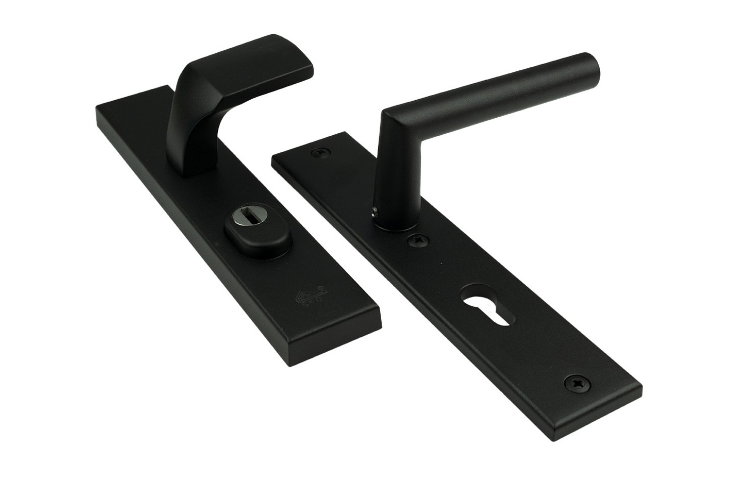 Dulimex Voordeurgarnituur compleet PC55 / zwart Dulimex Voordeurgarnituur compleet PC55 / zwart