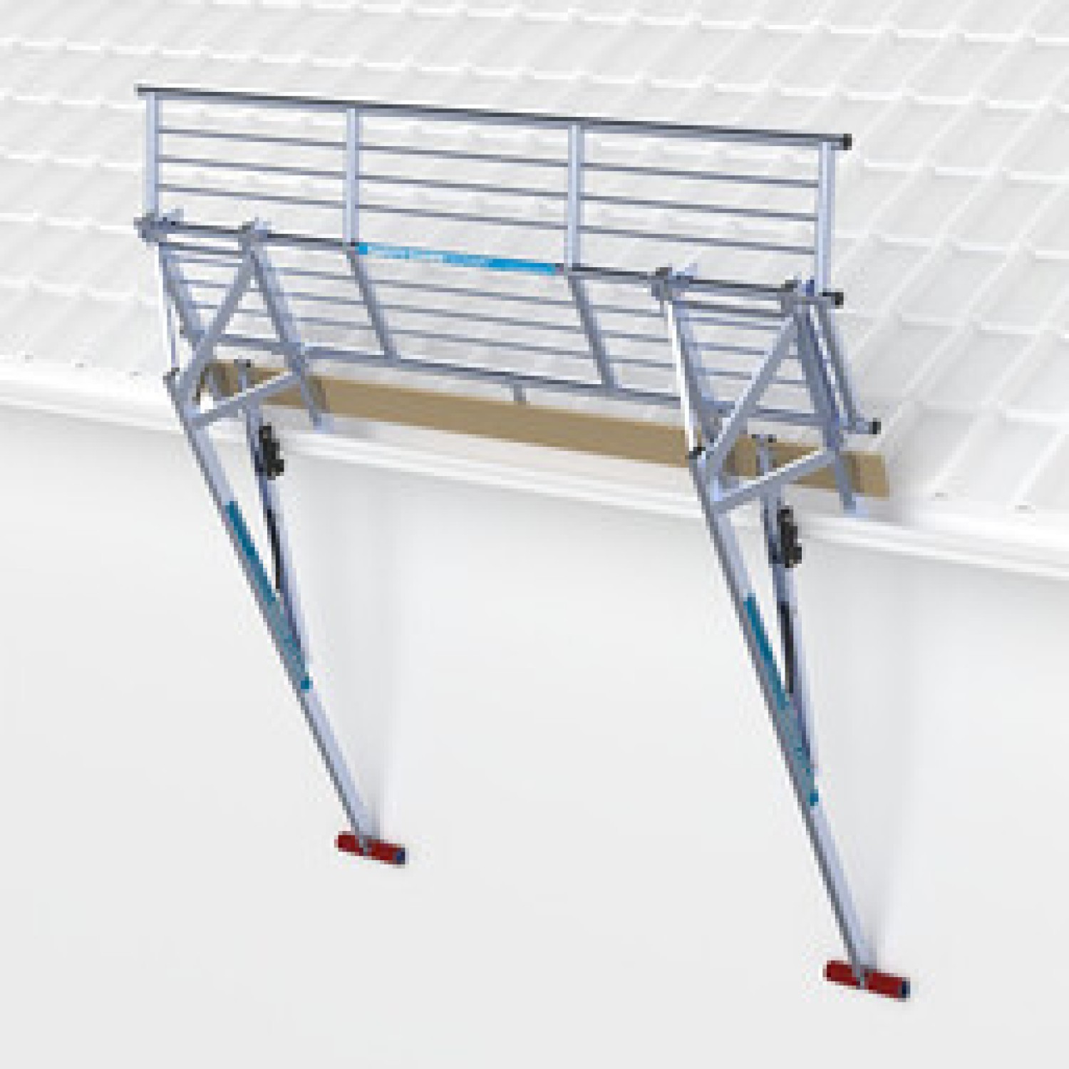 SGS Dakrandbeveiliging 3 tot en met 30 meter complete set schuin dak SGS Dakrandbeveiliging 3 tot en met 30 meter complete set schuin dak